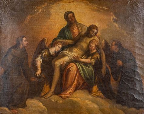 La Lamentation du Christ! Un tableau captivant qui reflète la profondeur émotionnelle de l'artiste Ibarra