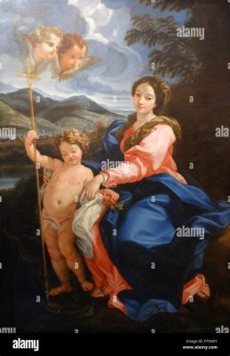  La Vierge et l'Enfant au Serpent : Une peinture baroque débordante de symbolique chrétienne et d'émotion sincère!